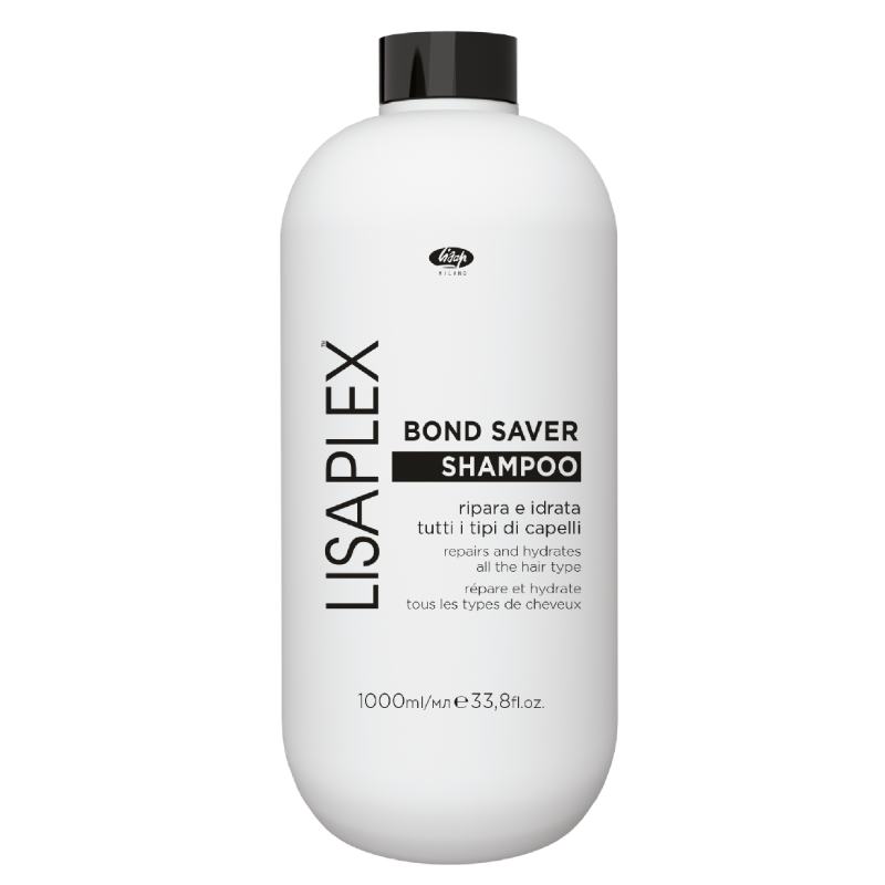 LISAP MILANO Шампунь восстанавливающий / LISAPLEX BOND SAVER SHAMPOO 1000 мл, фото 1