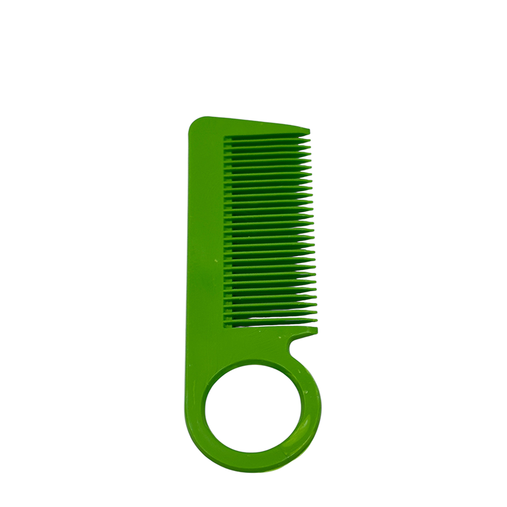 IWOU PROFESSIONAL Расческа с подвесом зеленая 14см, фото 1