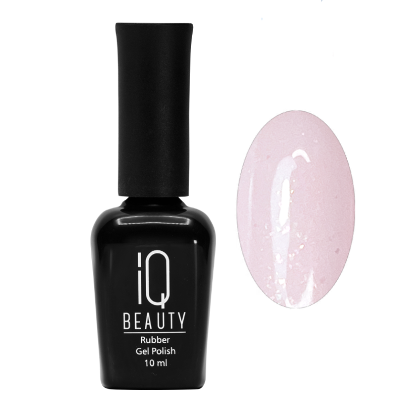 IQ BEAUTY 164 гель-лак каучуковый с кальцием / IQ BEAUTY Adore 10 мл, фото 1