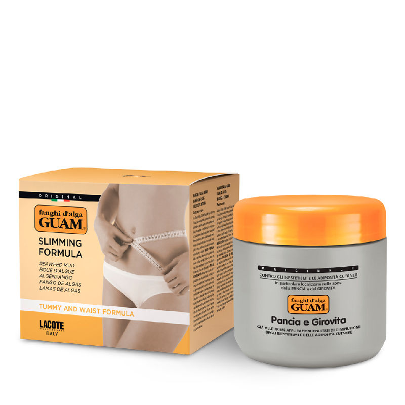 GUAM Маска антицеллюлитная для живота и талии / FANGHI D`ALGA 500 г, фото 2