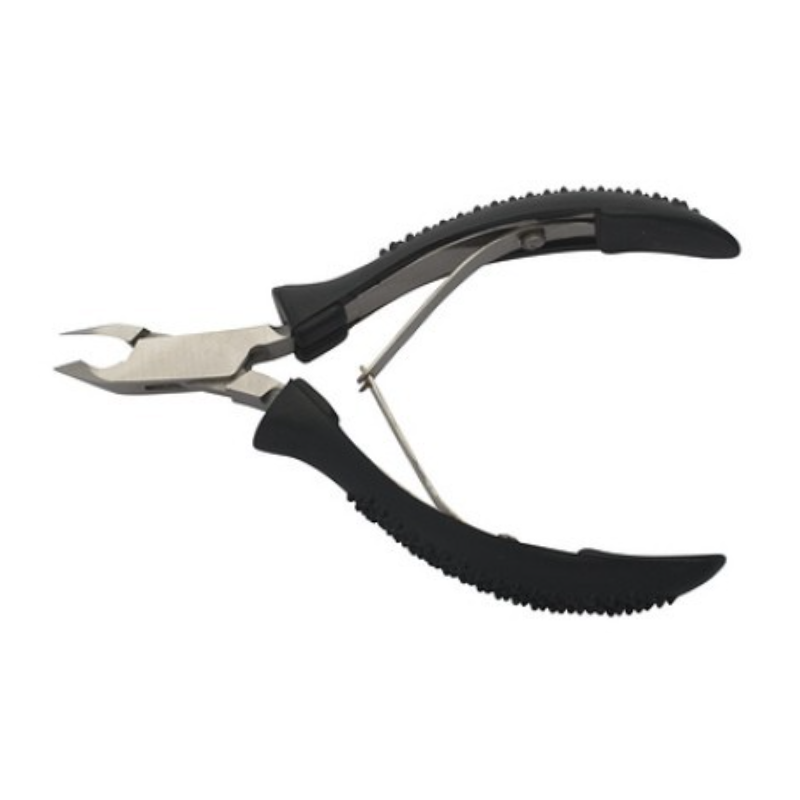 METZGER Кусачки кутикульные 6 мм, черная силиконовая ручка, фото 1