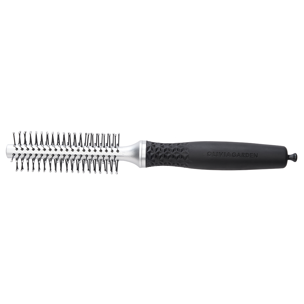 OLIVIA GARDEN Брашинг ESSENTIAL BLOWOUT SOFT Double Bristles Silver 10 мм, фото 1