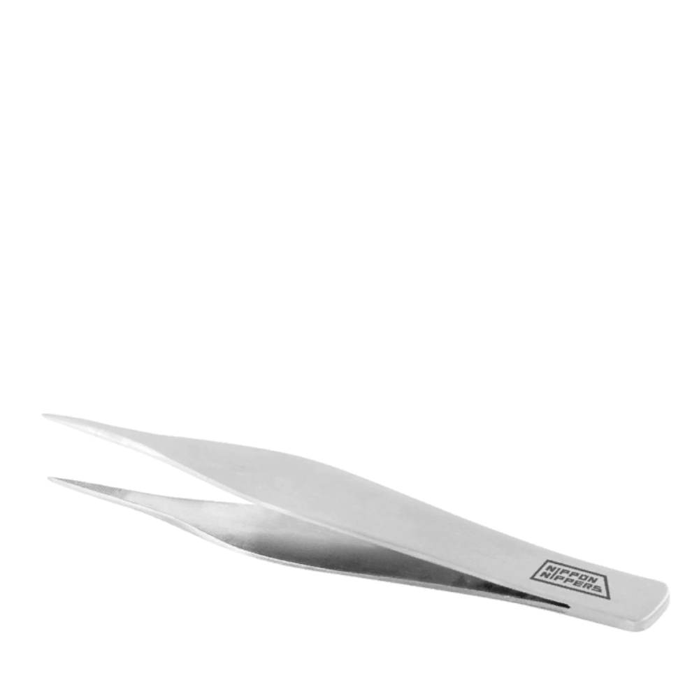 NIPPON NIPPERS Пинцет для кожи, острый край с насечкой, широкий, длина 95 мм, фото 1