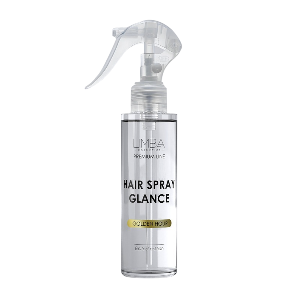 LIMBA COSMETICS Спрей парфюмированный для волос, древесно-цветочный / Limba Cosmetics Premium Line Spray Glance Golden Hour 120 мл, фото 1