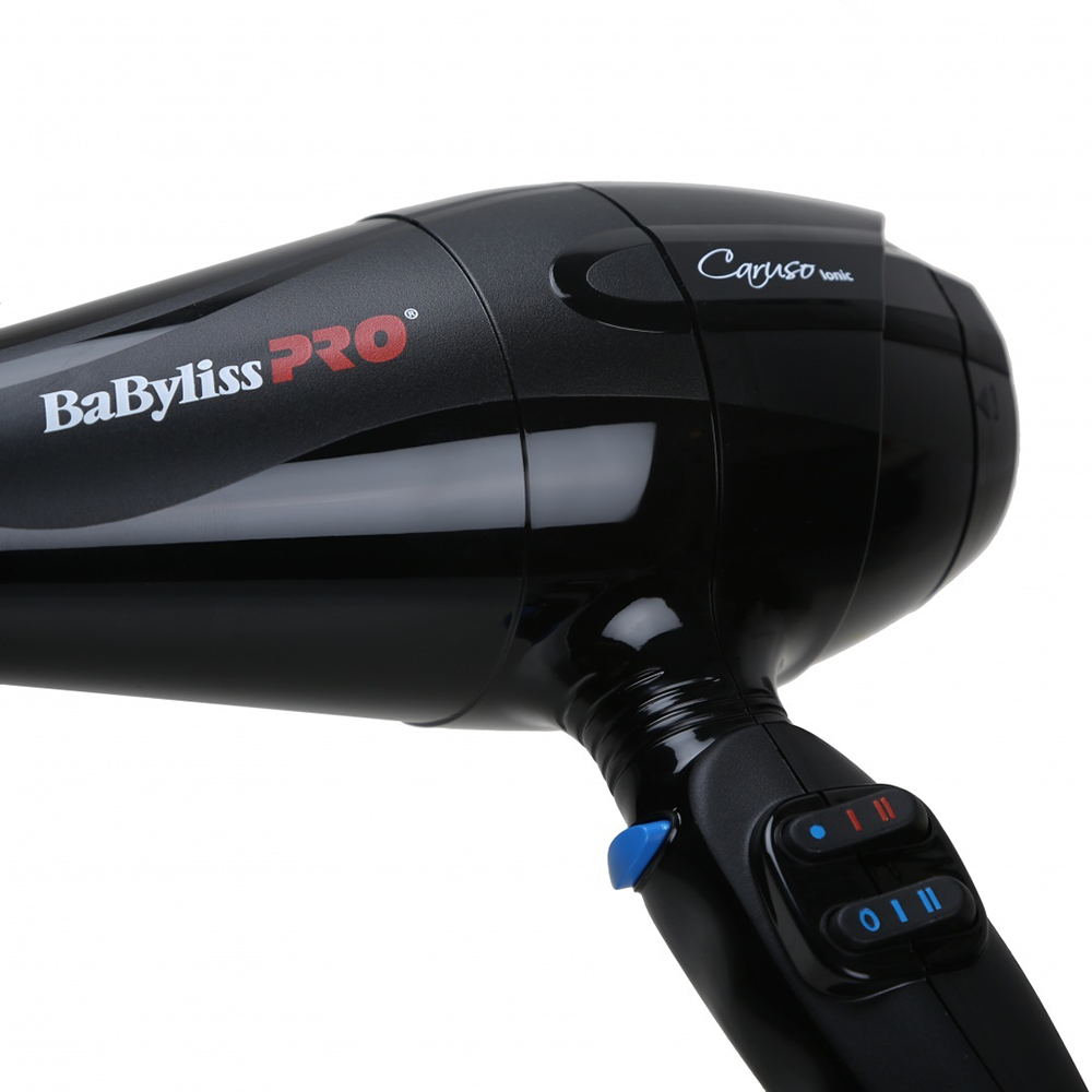 BABYLISS PRO Фен BaByliss Pro Caruso черный, ионизация, 2 насадки 2400 Вт, фото 6