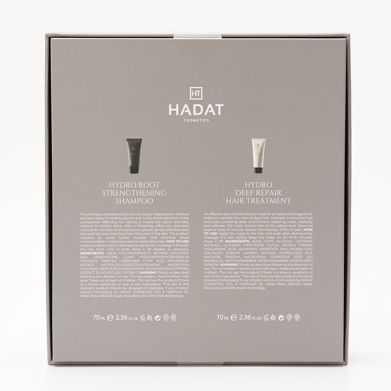 HADAT COSMETICS Набор для волос (шампунь 70 мл + маска 70 мл) Root Revival System, фото 7