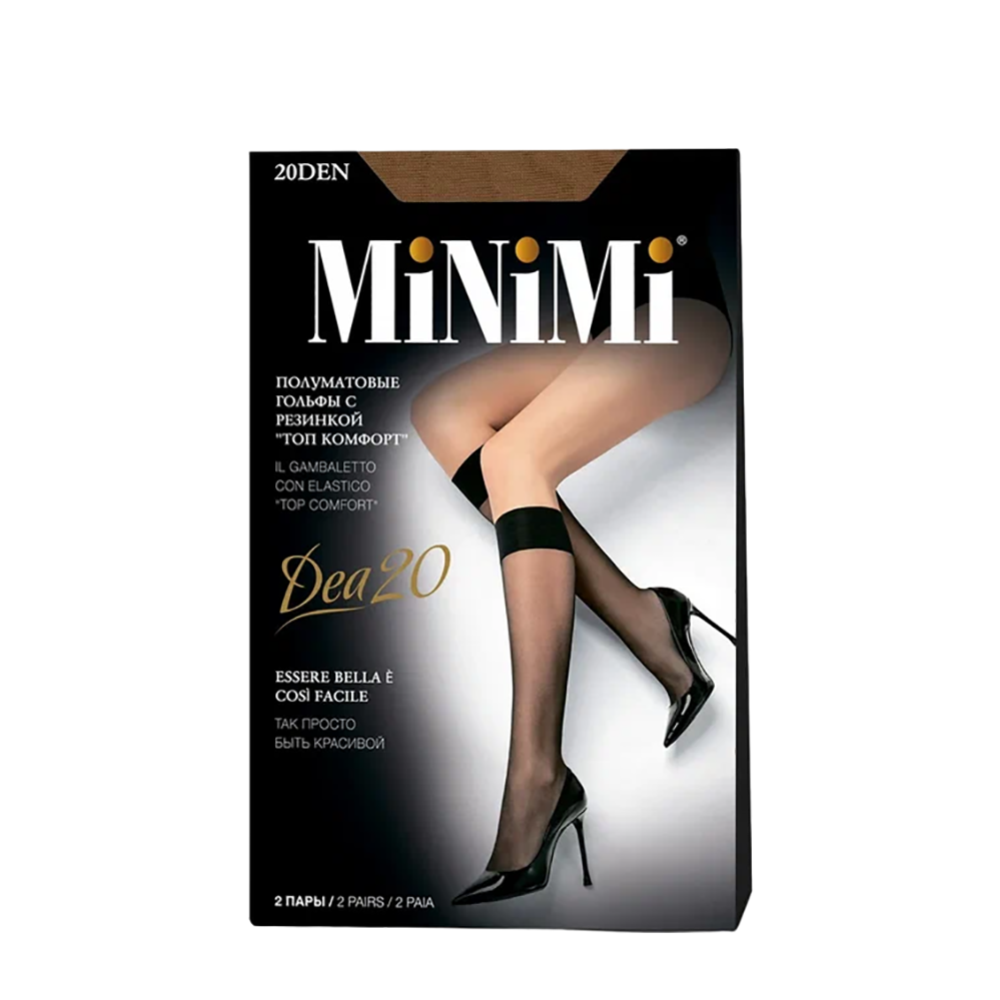 MINIMI Гольфы Daino 0 (UNI), 2 пары / Mini DEA 20, фото 1