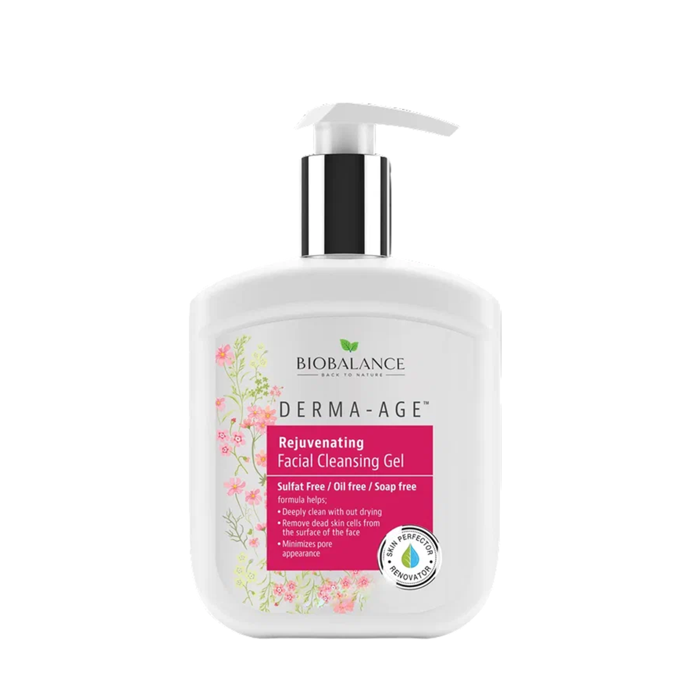 BIOBALANCE Гель для умывания / DERMA AGE REJUVENATING FACIAL CLEANSING GEL 250 мл, фото 1
