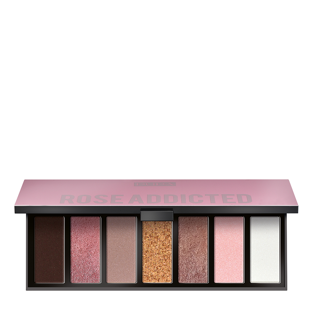 PUPA Тени для век, 004 Пристрастие к розовому / MAKEUP STORIES COMPACT 13,3 гр, фото 1