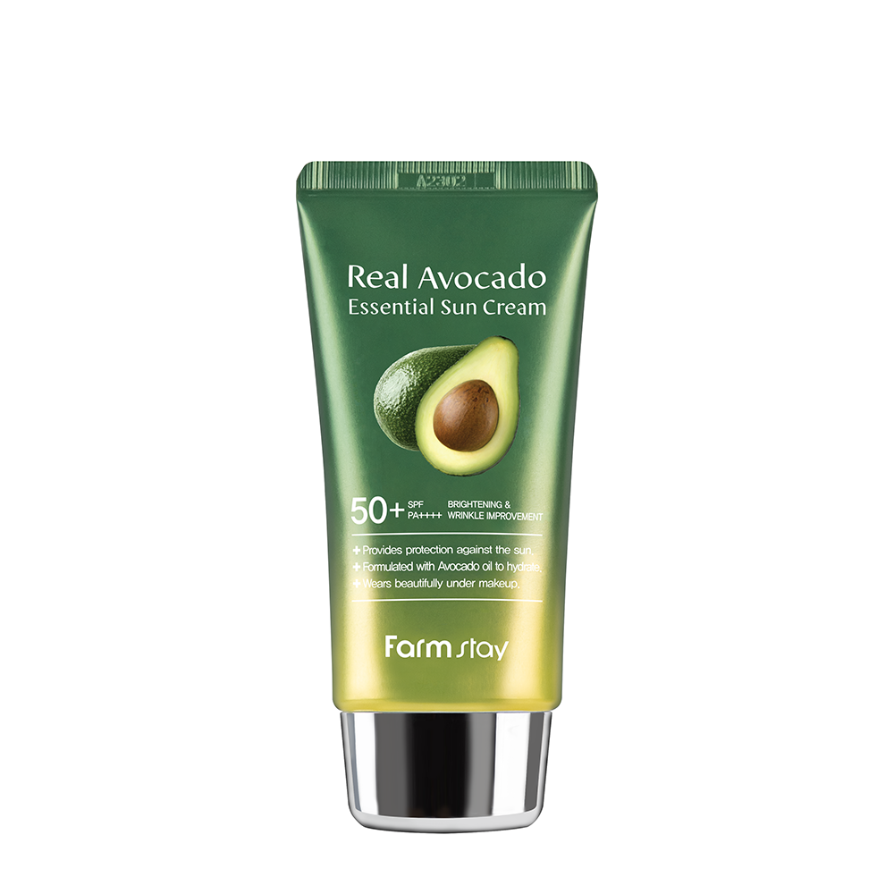 FARMSTAY Крем солнцезащитный для лица с авокадо / Real Avocado Essential Sun Cream 70 гр, фото 1