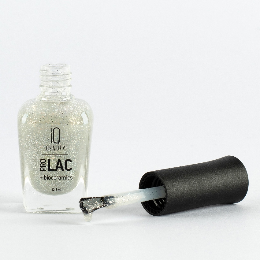 IQ BEAUTY 105 лак для ногтей укрепляющий с биокерамикой / Nail Polish PROLAC+bioceramics 12,5 мл, фото 2