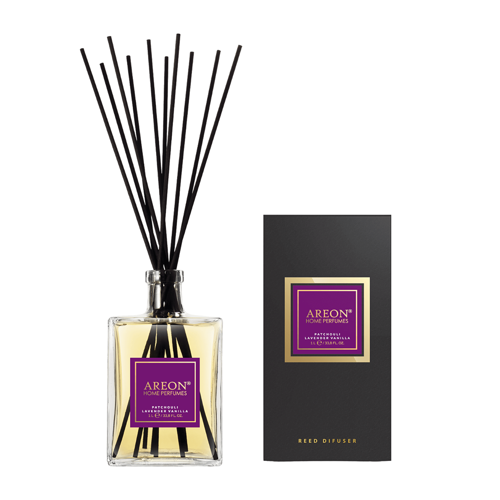 AREON Диффузор ароматический, пачули-лаванда-ваниль / HOME PERFUMES Patchouli-Lavender-Vanilla 1000 мл, фото 1