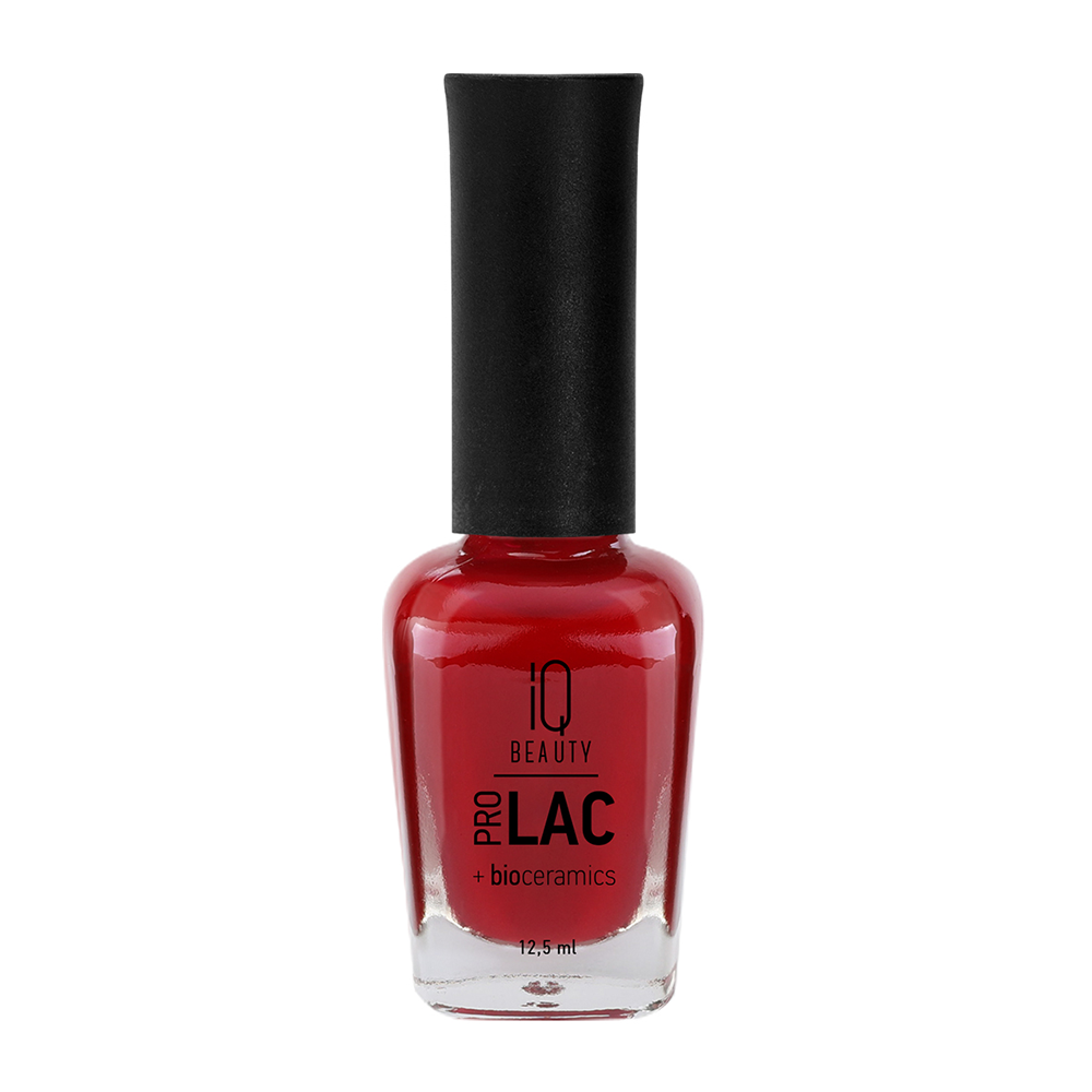 IQ BEAUTY 024 лак для ногтей укрепляющий с биокерамикой / Nail polish PROLAC + bioceramics 12.5 мл, фото 1