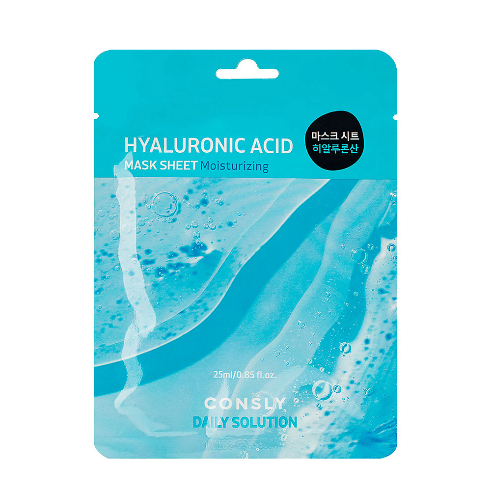 CONSLY Маска тканевая для лица с гиалуроновой кислотой / Consly 25 мл, фото 1