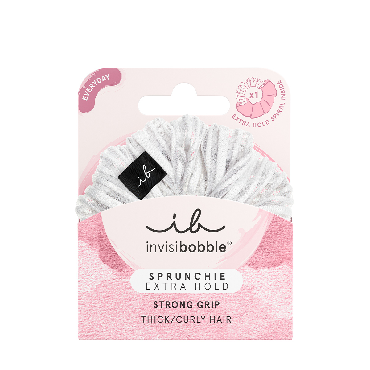 INVISIBOBBLE Резинка-браслет для густых волос / invisibobble SPRUNCHIE EXTRA HOLD Pure White, фото 3