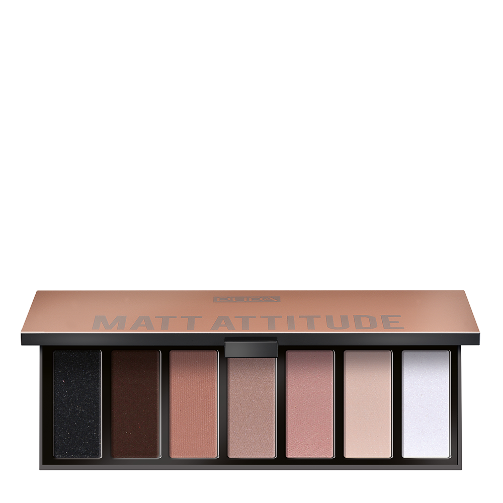 PUPA Тени для век, 003 Выбирая матовый / MAKEUP STORIES COMPACT 13,3 гр, фото 1