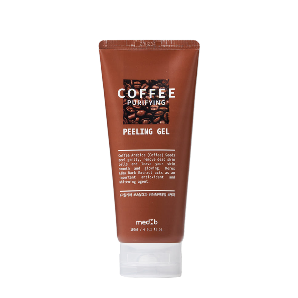 MED:B Гель-скатка с экстрактом кофе / Med B Coffee Purifying Peeling Gel 180 мл, фото 1