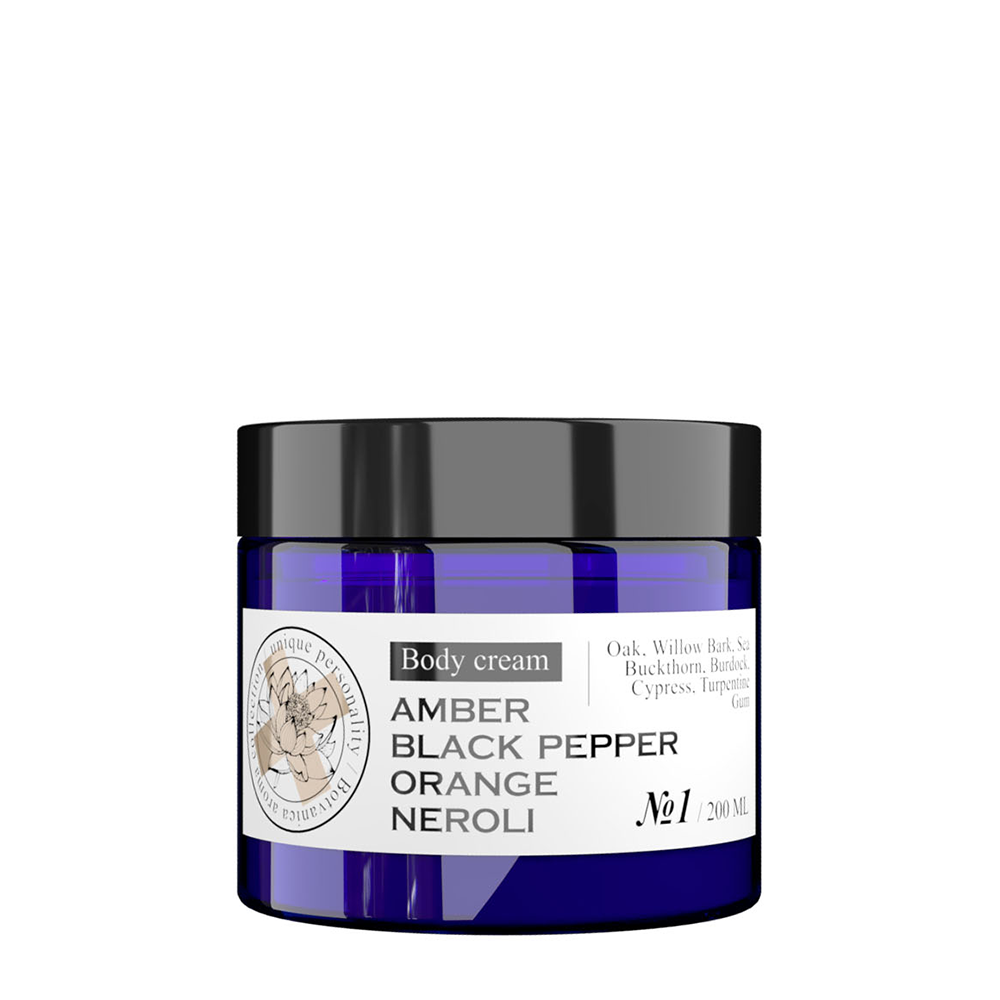 MANIAC GOURMET Крем парфюмированный для тела №1 Амбра, Черный перец, Апельсин, Нероли 200 мл, фото 1