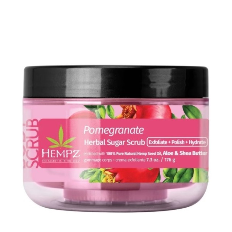 HEMPZ Скраб для тела Сахар и Гранат / Pomegranate Sugar Body Scrub 176 г, фото 1
