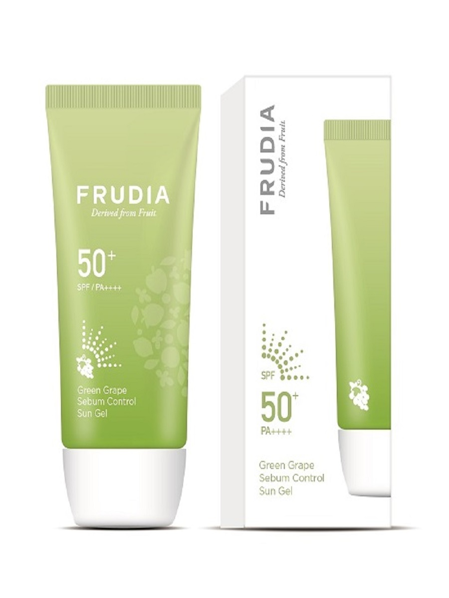 FRUDIA Гель солнцезащитный с зеленым виноградом Себум контроль SPF50 + PA ++++ 50 г, фото 2