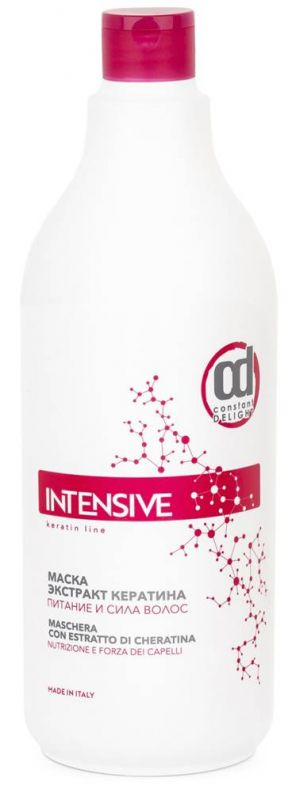 CONSTANT DELIGHT Маска с экстрактом кератина, питание и сила волос / INTENSIVE 1000 мл, фото 1