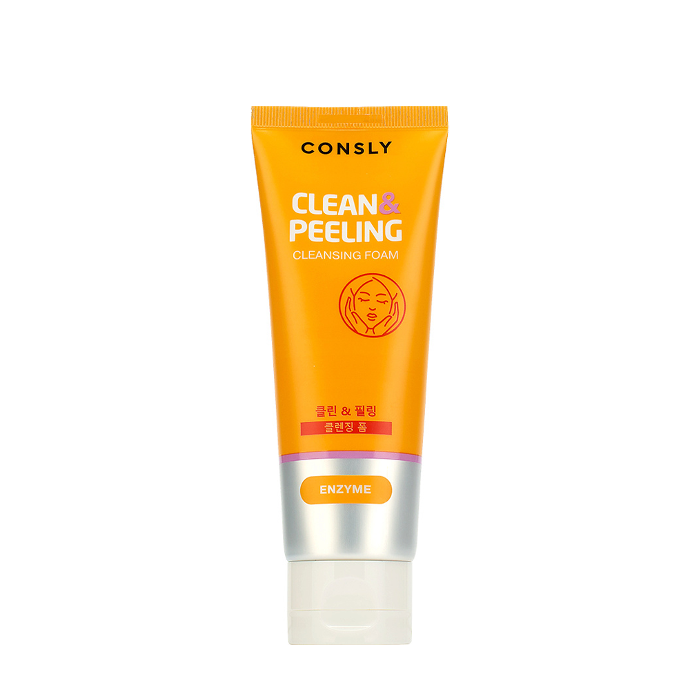 CONSLY Пенка для умывания энзимная обновляющая с папаином / Consly Clean&Peeling 120 мл, фото 1