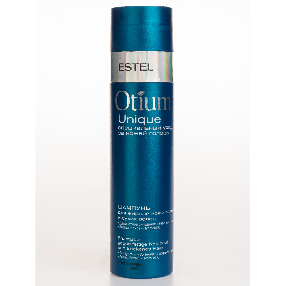 ESTEL PROFESSIONAL Шампунь для жирной кожи головы и сухих волос / OTIUM Unique 250 мл, фото 3