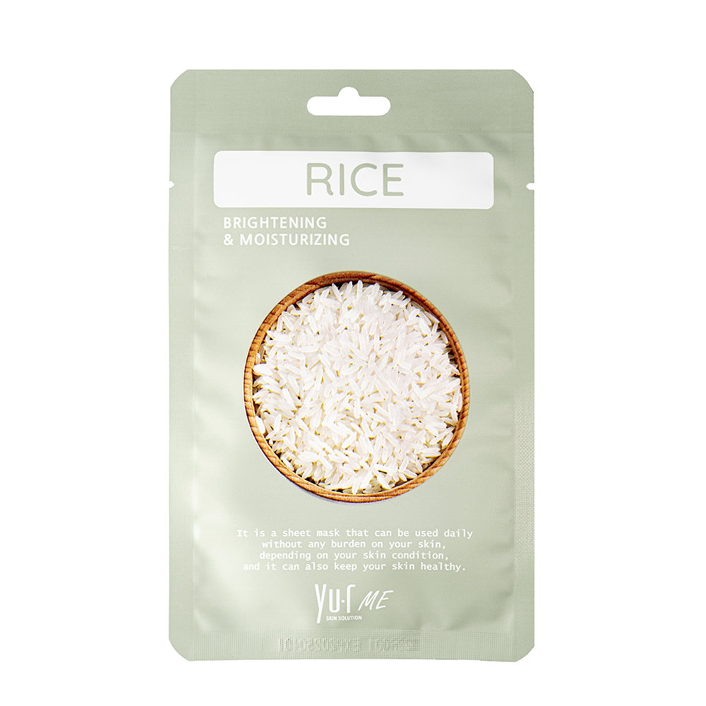 YU.R Маска для лица с экстрактом риса / Yu.r Me Rice Sheet Mask, фото 1