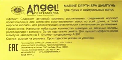 ANGEL PROFESSIONAL Шампунь для сухих и нейтральных волос / Angel Professional 10000 мл, фото 3
