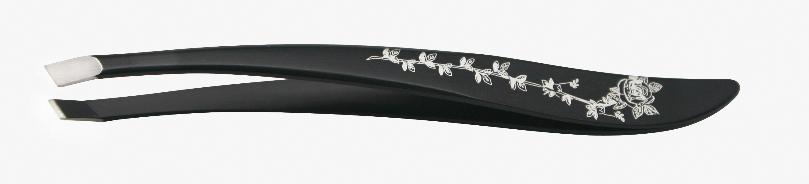 SAM Пинцет для бровей черный, фото 1