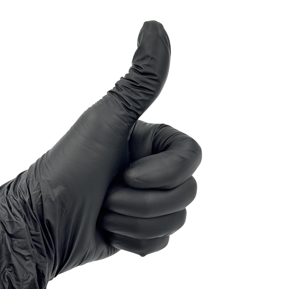 IWOU PROFESSIONAL Перчатки вин-нитр S черные/ Wally Plastic 100 шт, фото 1