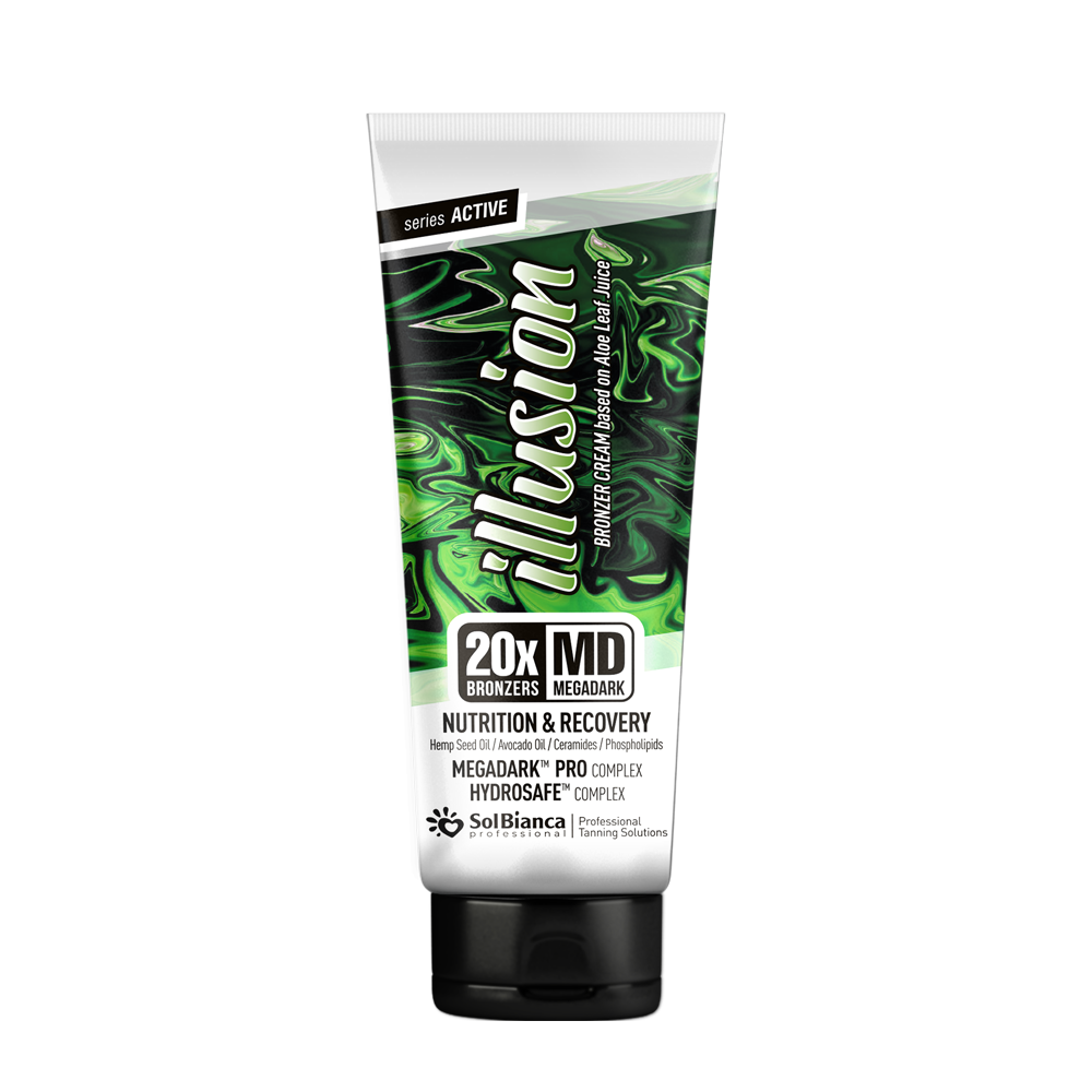 SOLBIANCA Крем-автозагар с маслами семян конопли, авокадо, церамидами и фосфолипидами / Illusion 125 мл, фото 1