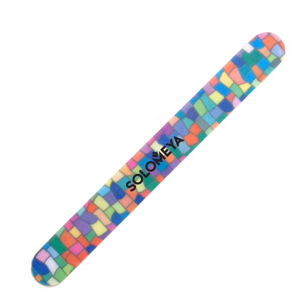 SOLOMEYA Пилка для натуральных ногтей 220/220 Гауди / Gaudi Milar Nail File, фото 1