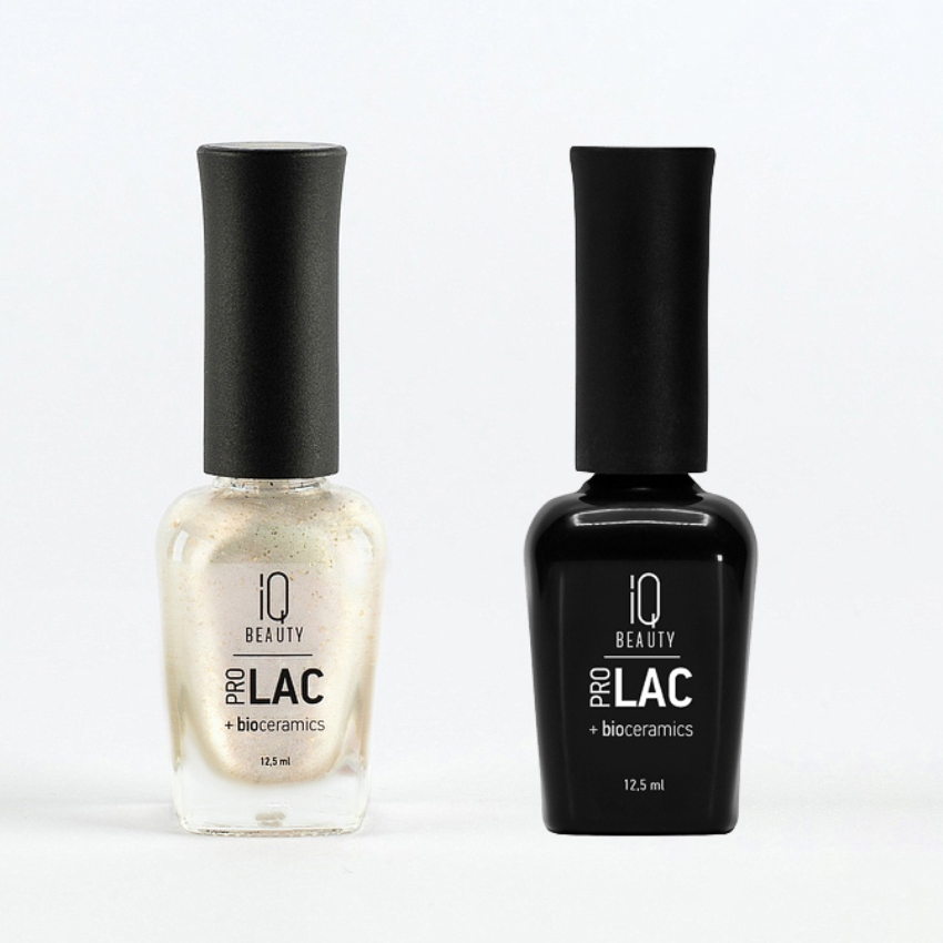 IQ BEAUTY 107 лак для ногтей укрепляющий с биокерамикой / Nail Polish PROLAC+bioceramics 12,5 мл, фото 6