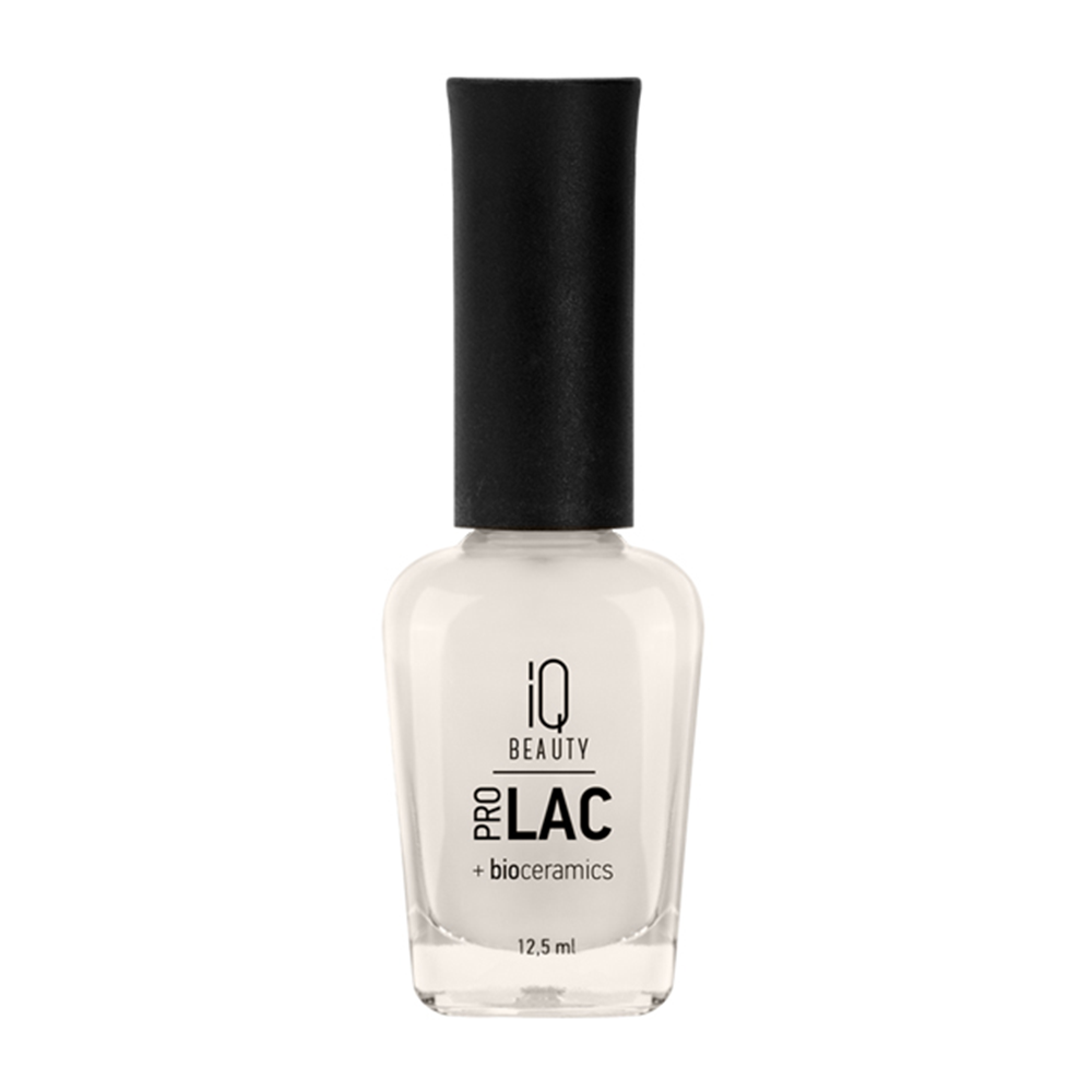 IQ BEAUTY 043 лак профессиональный укрепляющий для ногтей с биокерамикой / Nail polish PROLAC+bioceramics 12,5 мл, фото 1