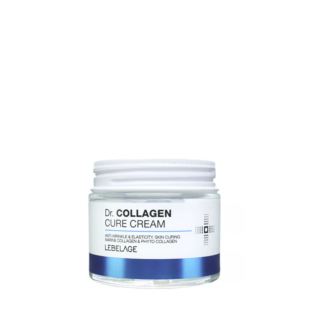 LEBELAGE Крем придающий эластичность для лица с коллагеном / Lebelage Dr.Collagen Cure Cream 70 мл, фото 1