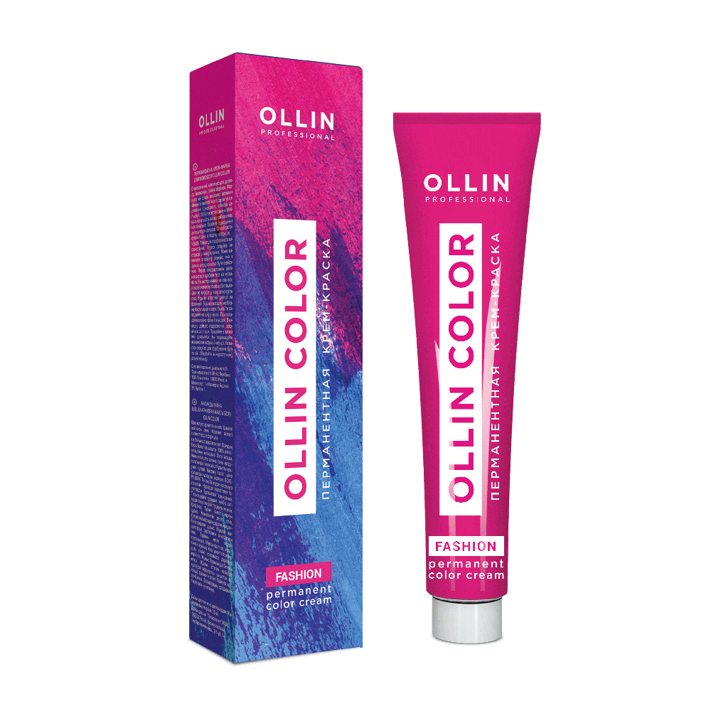 OLLIN PROFESSIONAL Крем-краска перманентная для волос, анти-желтый / COLOR FASHION 60 мл, фото 2
