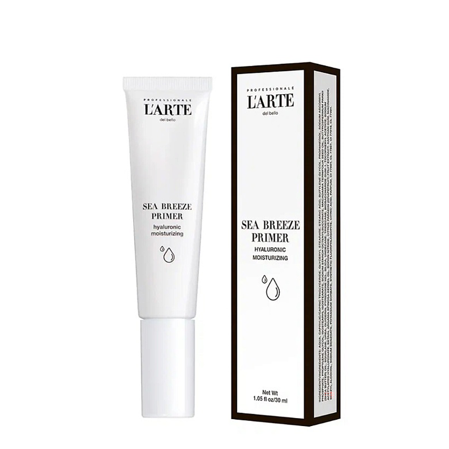 LARTE DEL BELLO Праймер гиалуроновый для увлажнения кожи / Seabreeze Primer 30 мл, фото 3