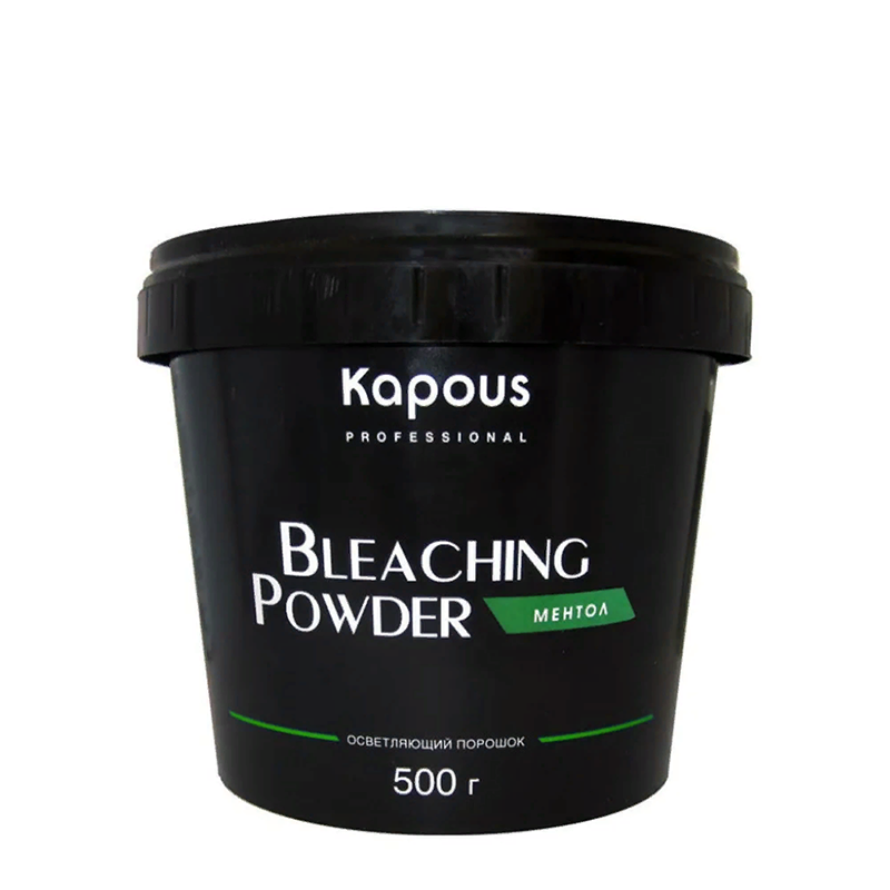 KAPOUS Порошок обесцвечивающий для волос / Menthol Green 500 г, фото 2