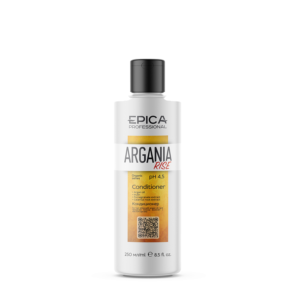 EPICA PROFESSIONAL Кондиционер для придания блеска с маслом арганы / Argania Rise ORGANIC 250 мл, фото 1