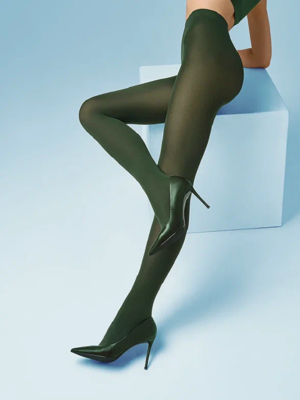 OMSA Колготки Verde Botanico 4 / Velour 70, фото 3