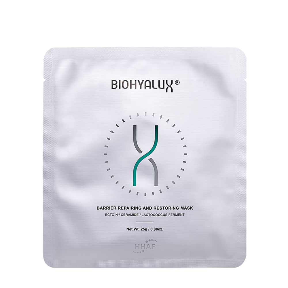 BIOHYALUX Маска восстанавливающая для лица на тканевой основе / Barrier Repairing and Restoring Mask 25 гр, фото 1