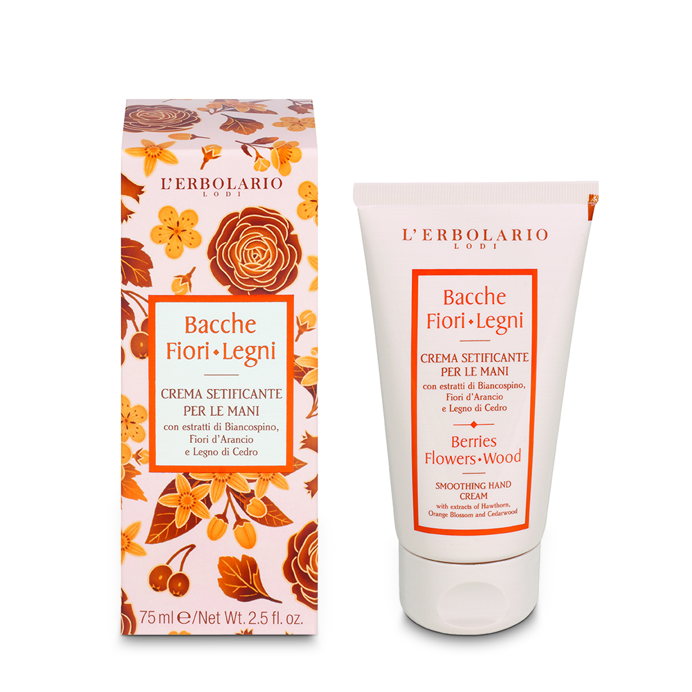 LERBOLARIO Крем разглаживающий для рук / Berries Flowers Wood Smoothing Hand Cream 75 мл, фото 2