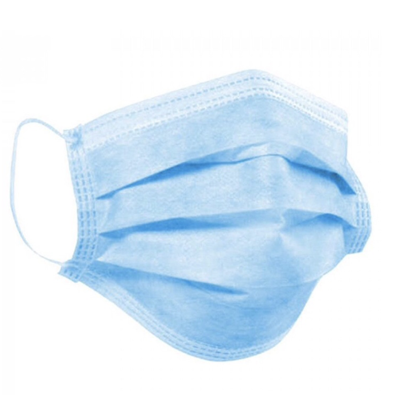 LEVANTA Маска медицинская 3-х слойная одноразовая голубая 5 шт, фото 1