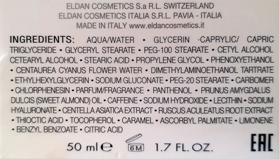 ELDAN cosmetics Крем омолаживающий с ДМАЭ для лица / LE PRESTIGE 50 мл, фото 6