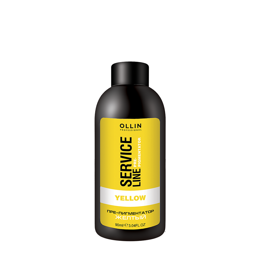 OLLIN PROFESSIONAL Флюид-препигментатор, желтый / Yellow Fluid-Pre-Color 90 мл, фото 1