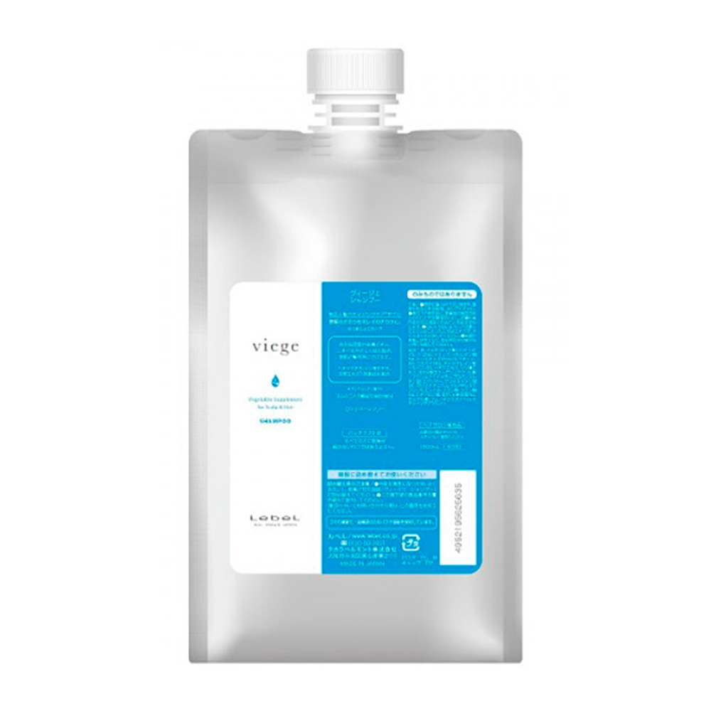 LEBEL Шампунь восстанавливающий для волос и кожи головы / Viege Shampoo 1000 мл, фото 1