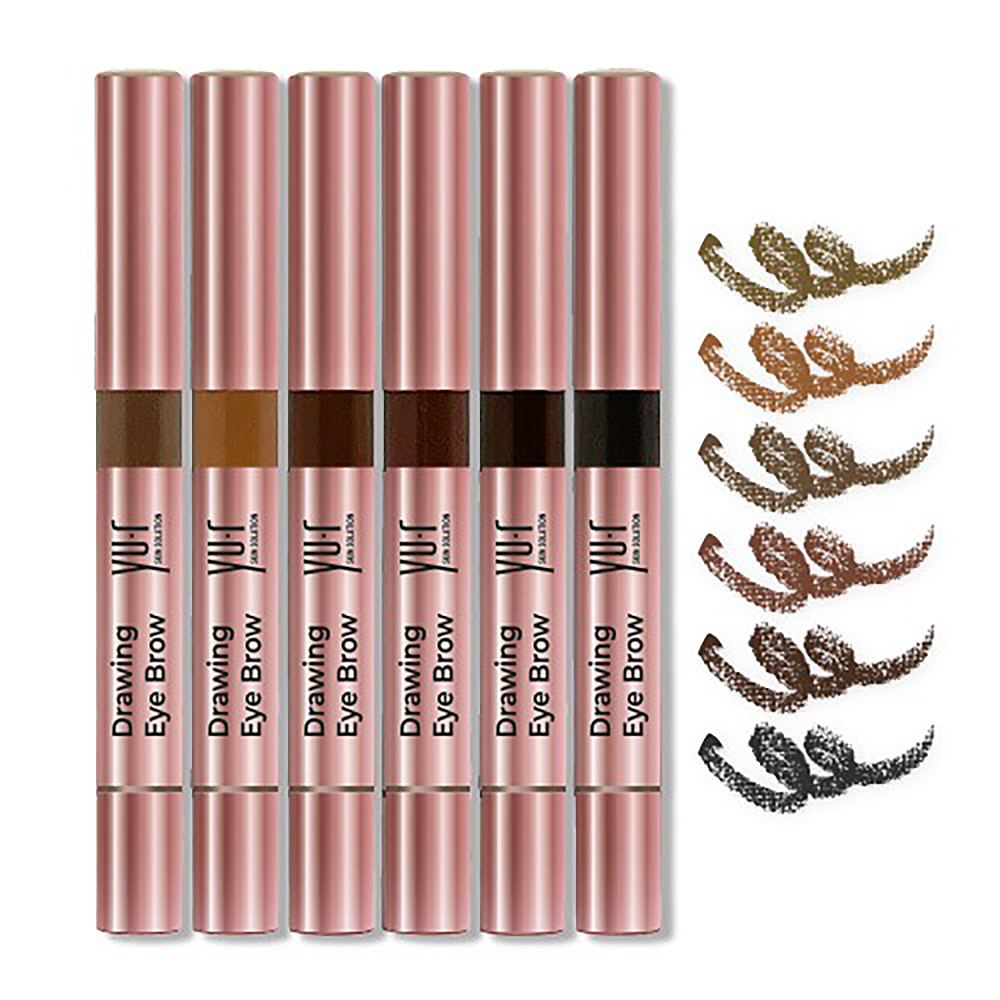 YU.R Карандаш для бровей, темно-серый блондин / Drawing Eye Brow Blond taupe 2,5 мл, фото 2