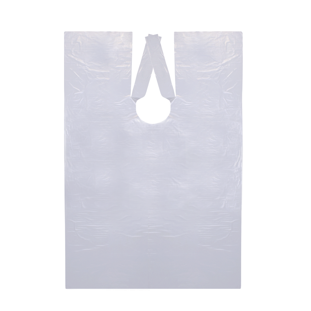 ЧИСТОВЬЕ Пеньюар для парикмахера полиэтилен стандарт серебро 160*100 50 штук, фото 1