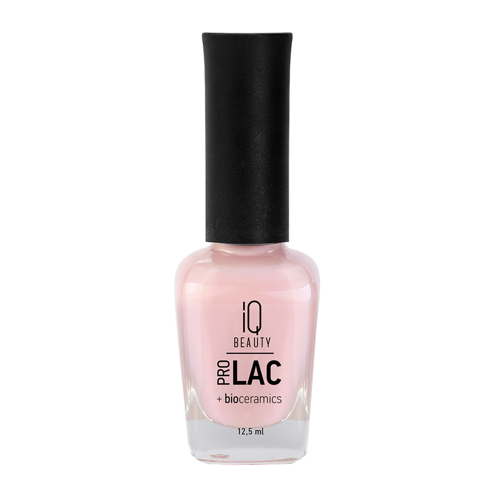 IQ BEAUTY 011 лак для ногтей укрепляющий с биокерамикой / Nail polish PROLAC + bioceramics 12.5 мл, фото 1